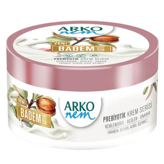 Arko Nem Prebiotic Almond Milk Moisturizing Cream 250 ml