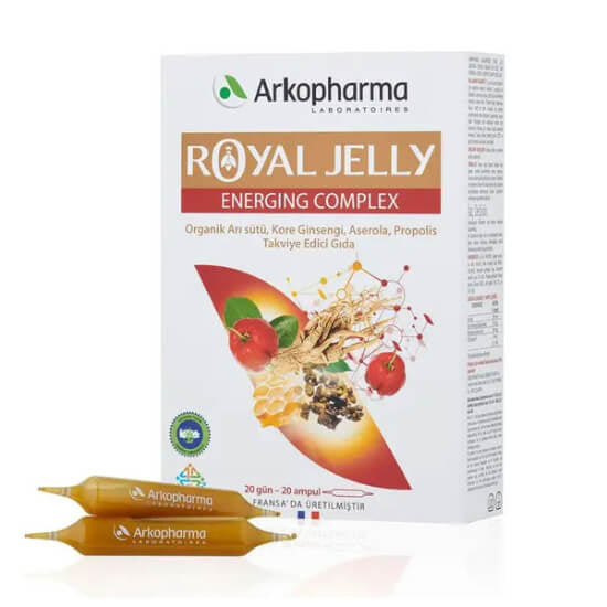 Arkopharma Royal Jelly Energizing Complex Ampoules 20 ct