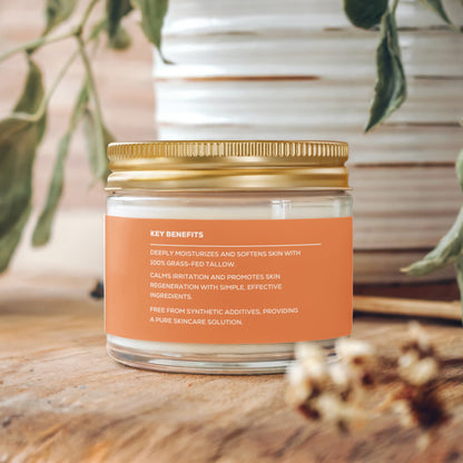 Iris Cosmetics Whipped Grass-Fed Tallow Balm with Vanilla Bean