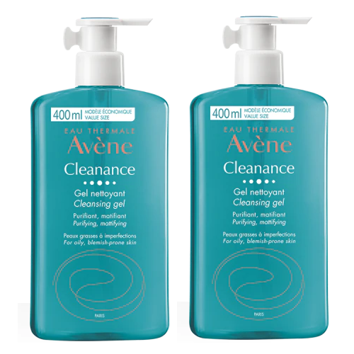 Avène Cleanance Oily Skin Cleansing Gel - 2-Pack