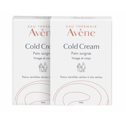 Avène Cold Cream Surgras Cleansing Bar Duo
