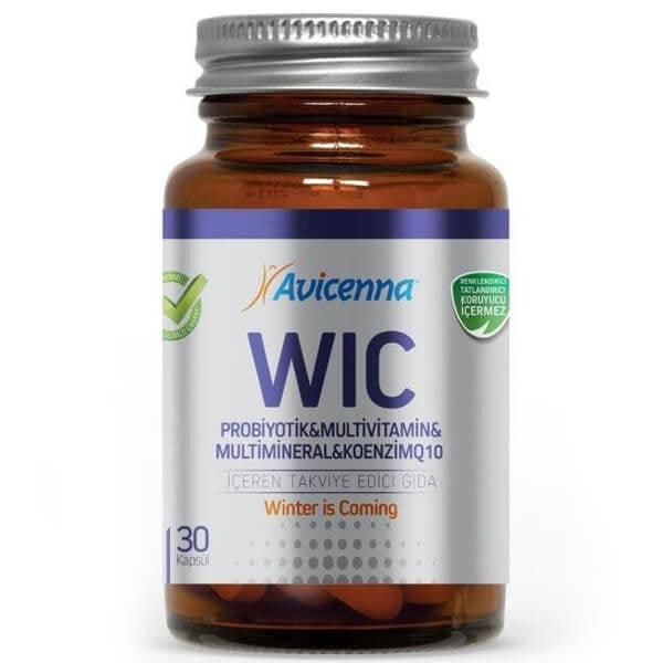 Avicenna Wic Multivitamin & Probiotic Mineral Supplement 30 Caps