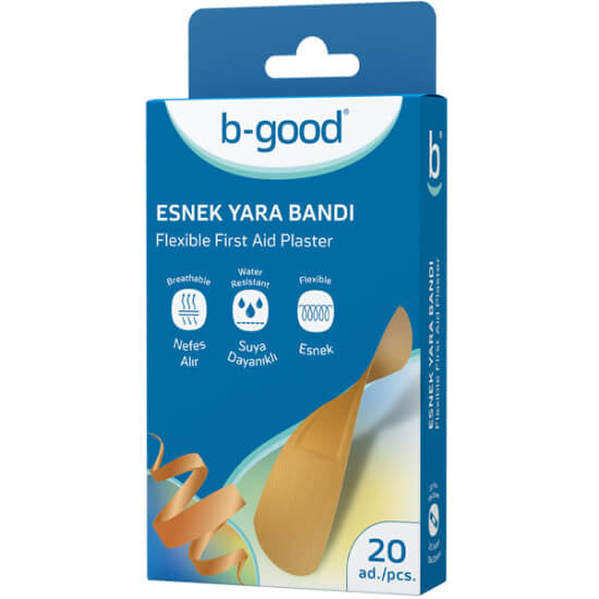 B Good Flexible Adhesive Bandages for Wound Care 20 ct