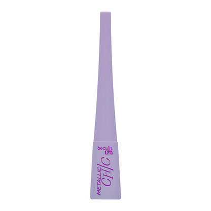 Beaulis Liquid Metallic Eyeliner - Chic, Glamorous, and Easy to Use - Beaulis Fun Metallic Chic Metalik Dipliner 625 Lilac Sparkle
