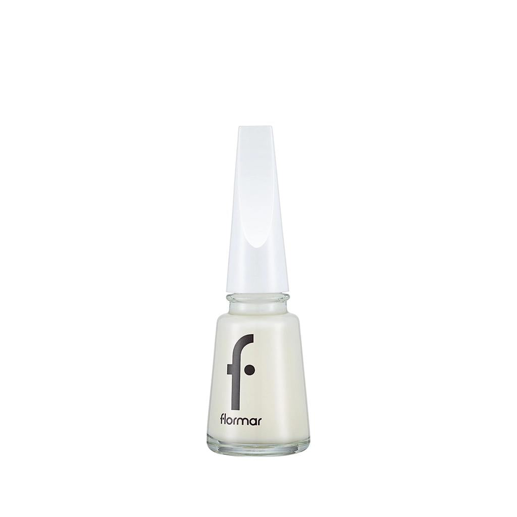 Flormar Nail Enamel High-Pigment Nail Polish in White Dance 11ml