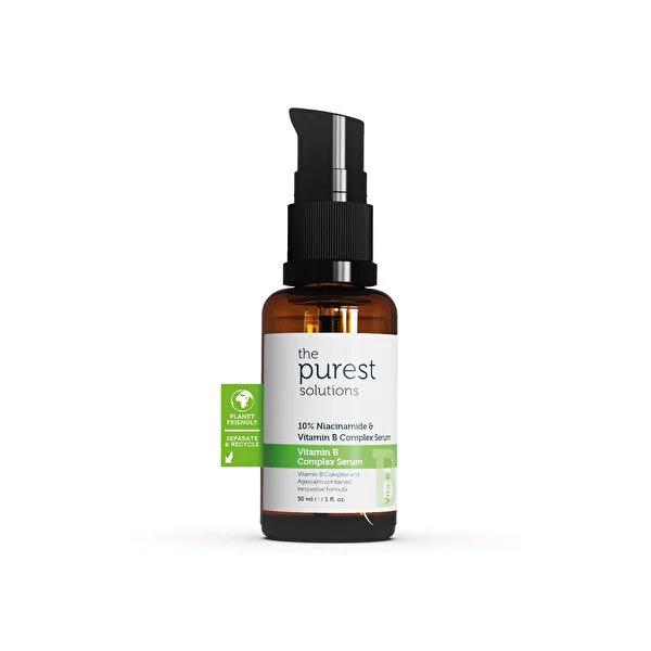 The Purest Solutions Vitamin B Serum Niacinamide - 30ml Hydrating Anti-Redness Skincare for Sensitive Skin