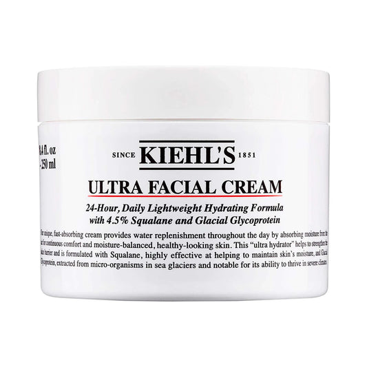 Kiehl's Ultra Facial Refillable Moisturizing Cream - Squalane Face Cream for Long-Lasting Hydration, Non-Greasy, Fragrance-Free