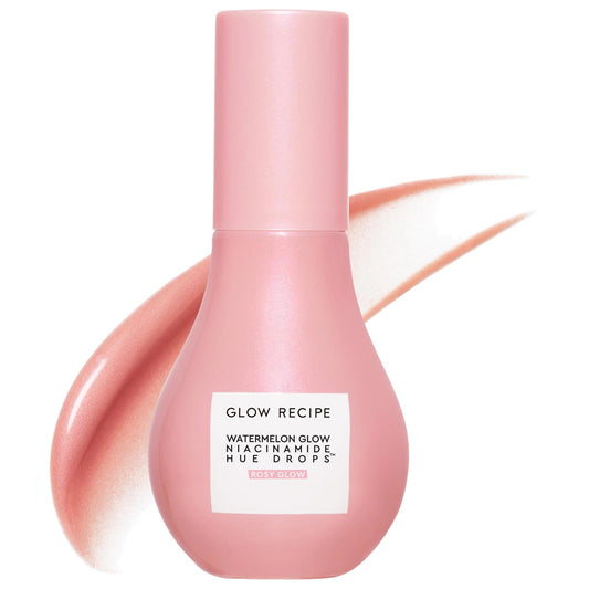 Glossier Watermelon Glow Niacinamide Hue Drops Serum - Brightening & Hydrating Niacinamide Serum for Uneven Skin Tone