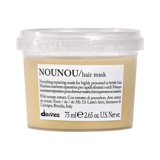 Davines NOUNOU Repair Hair Mask: Deeply Hydrating Treatment for Damaged, Bleached & Dry Hair - Sulfate-Free, Color Safe