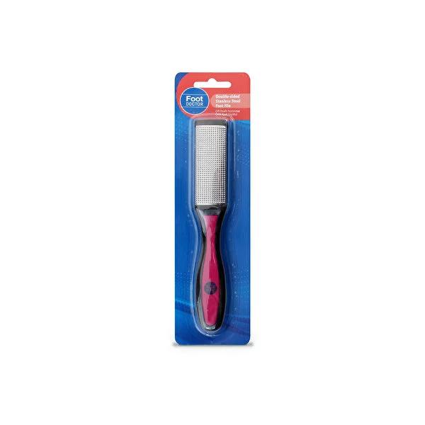 Foot Doctor Double-Sided Stainless Steel Foot File for Dry Heel Repair - Easy to Use Foot Care Tool
