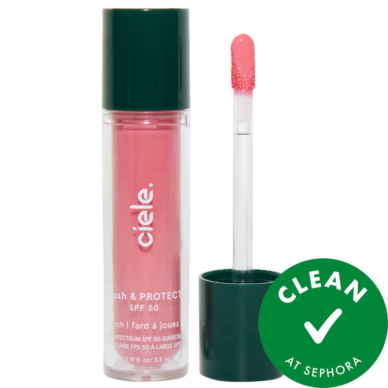 blush & PROTECT - SPF 50+ Liquid Blush with Hydrating Formula & Radiant Finish, Vegan & Cruelty-Free