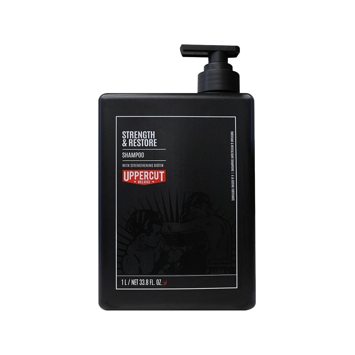 Uppercut Deluxe Strength and Restore Shampoo - 1000ml - Strengthening and Restorative Hair Care