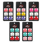 Eklips Assorted Mini Claw Hair Clips Set - 6 Pcs, Stylish Hold, Gentle Grip, Perfect for Styling & Accessories