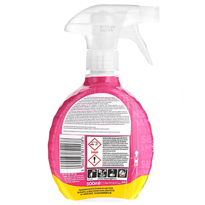 The Pink Stuff Grease Remover & Dish Soap Spray - Powerful Kitchen & Surface Cleaner, Removes Stubborn Oil Stains - 500ml/16.91 fl oz