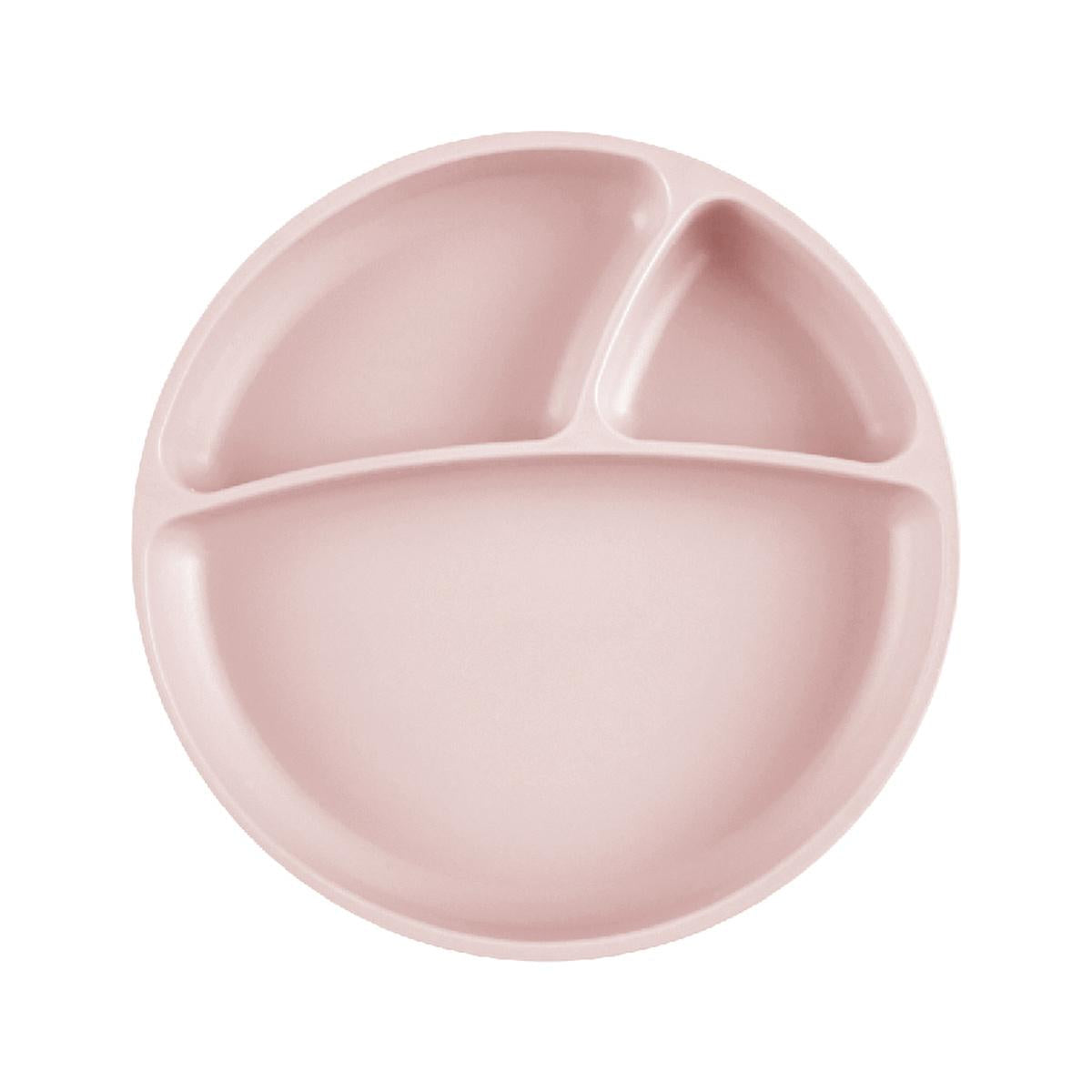 OiOi Baby Suction Plate - Premium Silicone, Vacuum Base, Heat Resistant, Pinky Pink