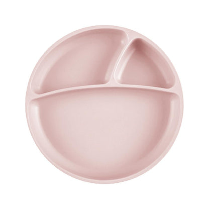 OiOi Baby Suction Plate - Premium Silicone, Vacuum Base, Heat Resistant, Pinky Pink
