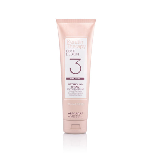Alfaparf Keratin Therapy Lisse Design No:3 Hair Cream - 150ml, Keratin Smoothing & Nourishment for Damaged Hair