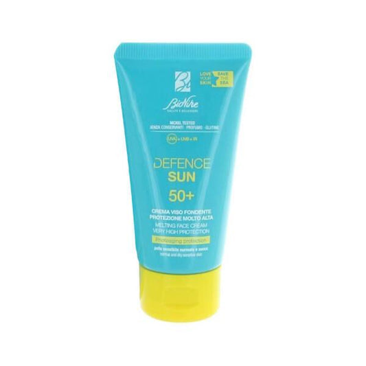 Bionike Defence Sun SPF50+ Sunscreen for Normal & Dry Skin - Non-Sticky, High UVA/UVB/IR Protection