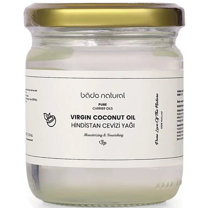 Bade Natural 100% Cold-Pressed Coconut Oil for Hair & Skin 150g
