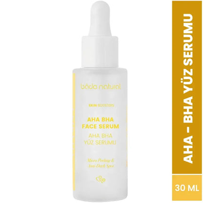 Bade Natural AHA BHA Exfoliating Face Serum for Smooth Skin 30ml