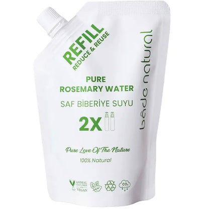 Bade Natural Pure Rosemary Water Skin & Hair Tonic Refill 200ml