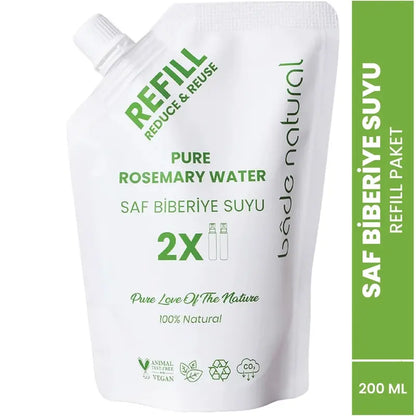 Bade Natural Pure Rosemary Water Skin & Hair Tonic Refill 200ml