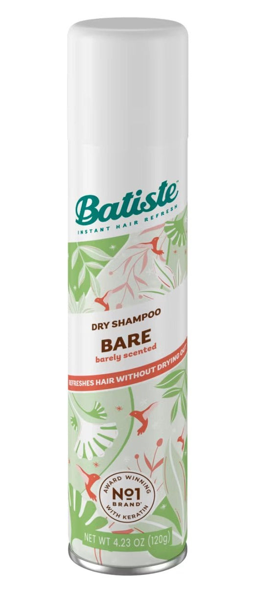 Batiste Bare Dry Shampoo Barely Scented 120 g
