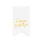 Sugar Paper - Gold 'Happy Birthday' Gift Tag (1CT)