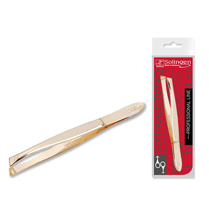 Solingen Slanted Tweezers for Precise Grooming