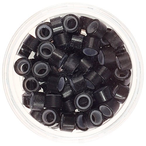 Beaut Micro Ring With Silicone 5 mm (100 pcs) Hair Extension - Choose Color