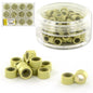 Beaut Micro Ring With Silicone 5 mm (100 pcs) Hair Extension - Choose Color