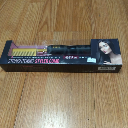 Beaut Electric Straightening Hot Comb Hair Straightener