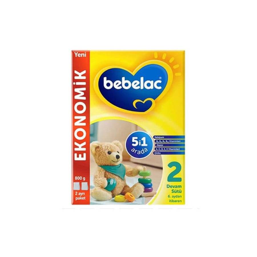 Bebelac 2 Follow-On Milk Formula for 6+ Months 800g