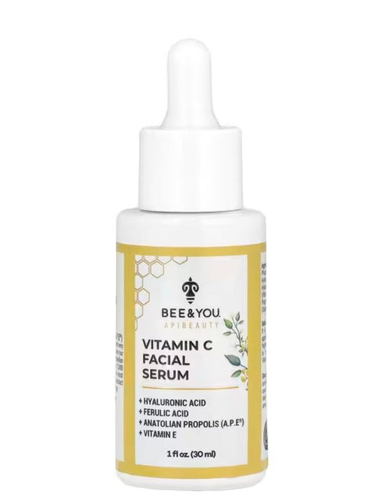 Bee & You Vitamin C Face Serum Facial Skin Care, 1 oz