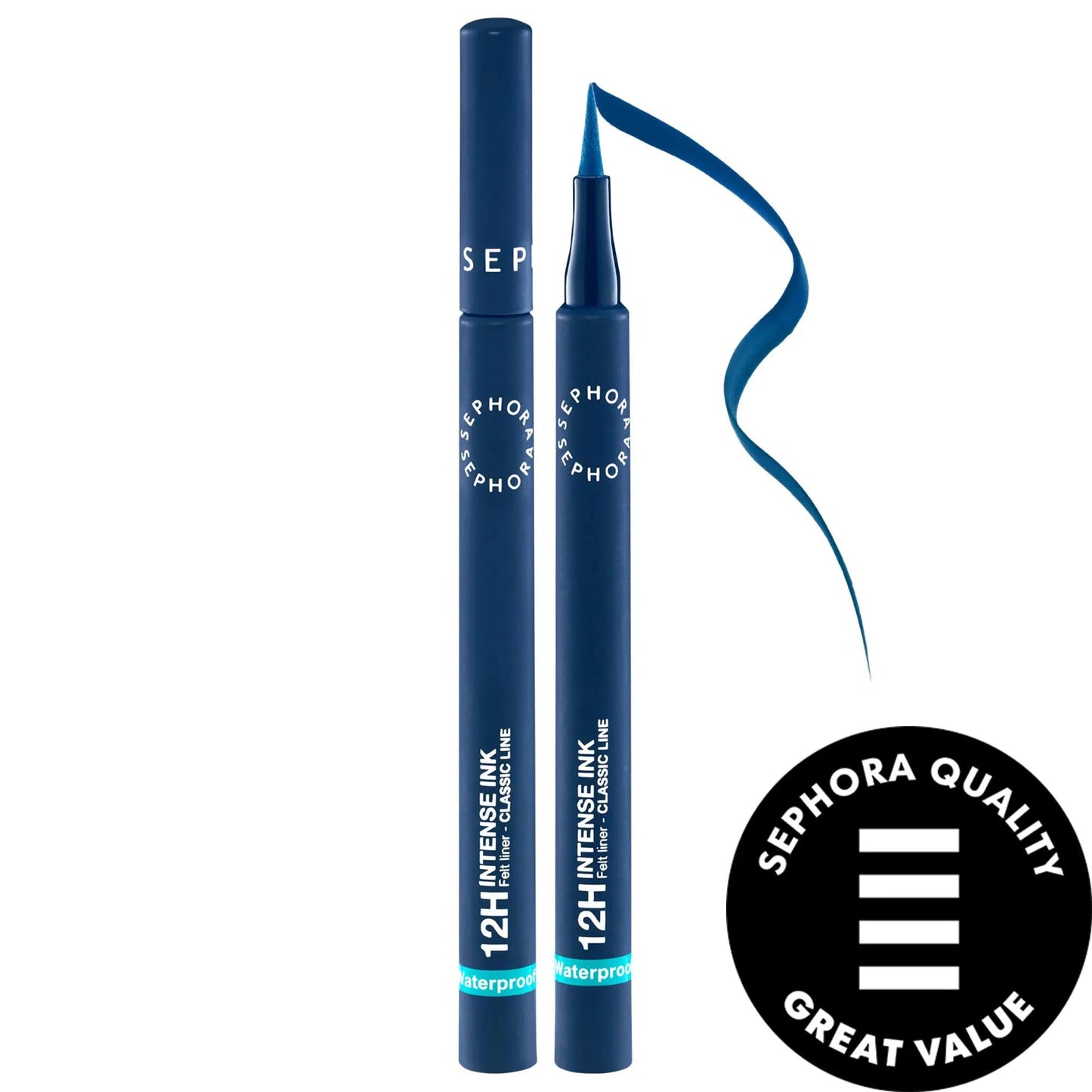 Intense Ink - Waterproof Eye Liner, Vegan & Cruelty-Free, 12HR Wear - Ultra-Pigmented, Hypoallergenic Eye Makeup