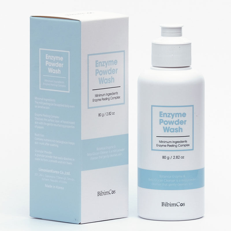 Bibimcos Enzyme Powder Wash Gentle Exfoliating Cleanser 80g