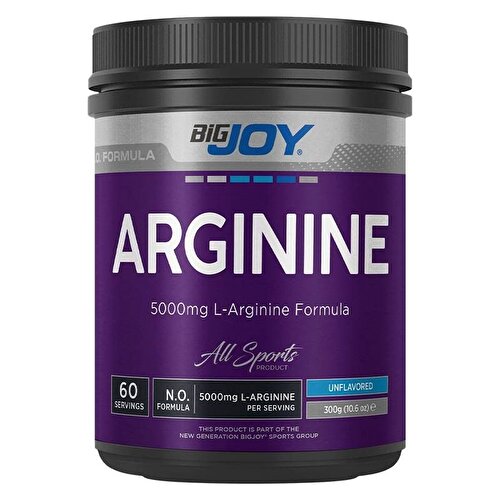 Big Joy 100% Pure L-Arginine Powder 300 Gr