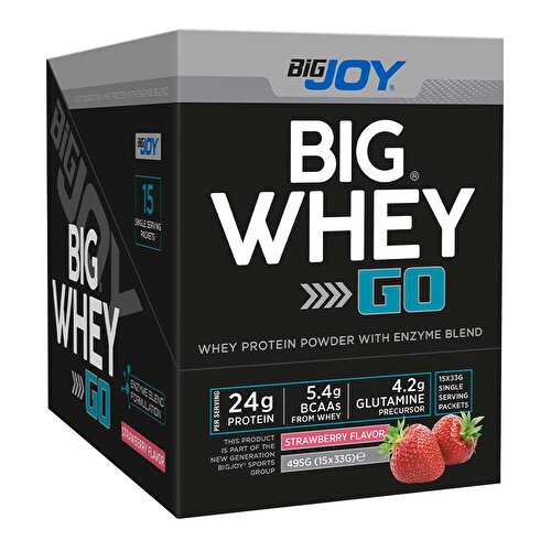 Big Joy Big Whey Go Protein 458 Gr 15 Sachets