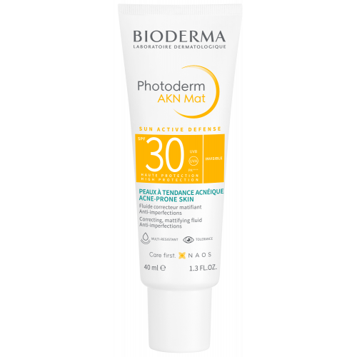 Bioderma Photoderm AKN Mat SPF 30 Mattifying Sunscreen Fluid