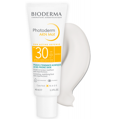 Bioderma Photoderm AKN Mat SPF 30 Mattifying Sunscreen Fluid