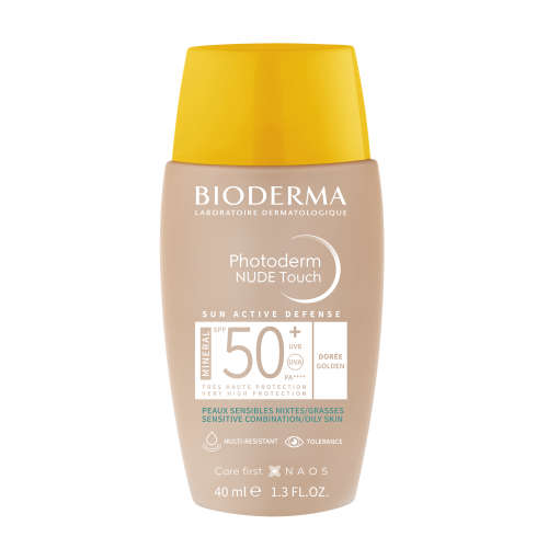 Bioderma Photoderm Nude Mineral SPF 50+ Golden Shade Tinted Sunscreen