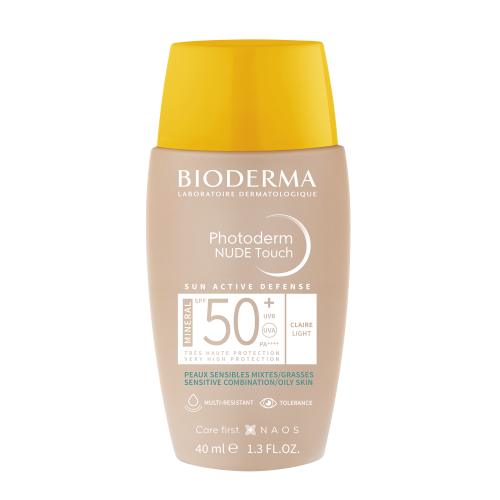 Bioderma Photoderm Nude Touch SPF 50+ Light Tinted Mineral Sunscreen