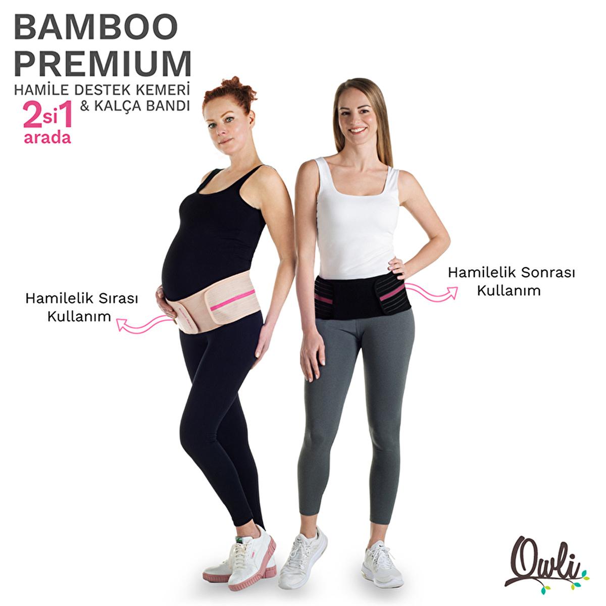 Owli Bamboo Premium Maternity Support Belt - Comfortable Pregnancy & Postpartum Recovery Belt for Women
