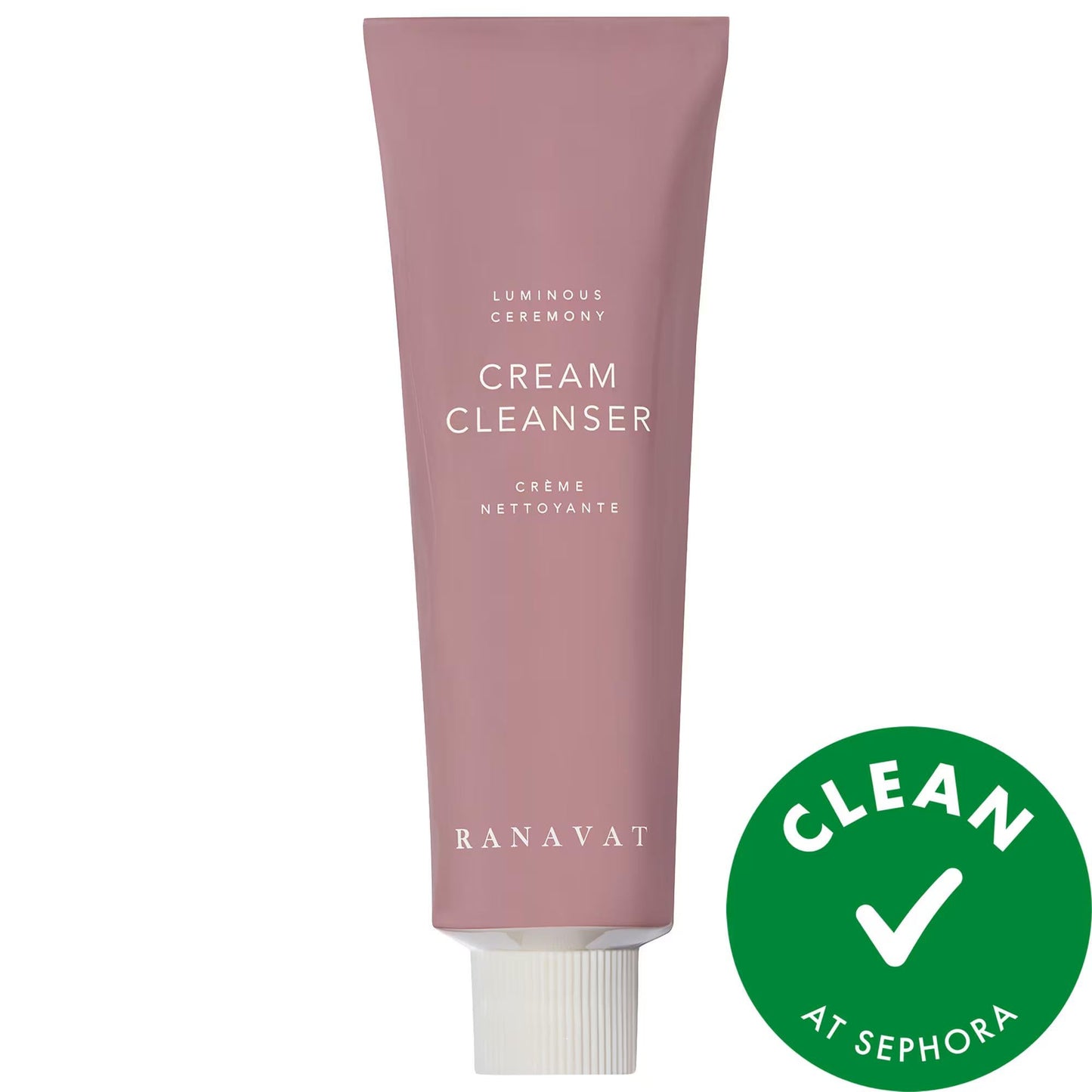 Luminous Ceremony Balancing Crème Cleanser: Gentle Makeup Removal & Hydrating Vegan Facial Cleanser for Blemish Control