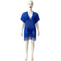Blanc Du Nil Blue Lace Pareo Beach Cover-Up One Size