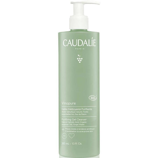 Caudalie Vinopure Purifying Cleansing Gel - Natural Acne Treatment & Antioxidant Skincare
