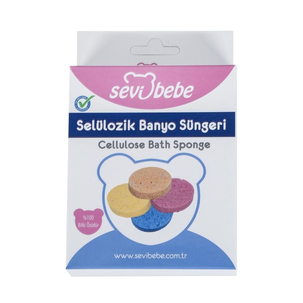 SEVI BEBE Cellulosic Bath Sponge - Blue