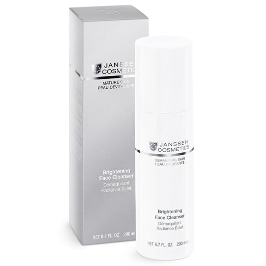 Janssen Cosmetics Brightening Face Cleanser - Rich Cleansing Lotion with Mulberry Extract, Eco-Friendly Packaging