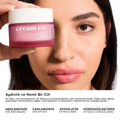 Cream Co. Brightening Care Set: Brighten & Hydrate - Hyaluronic Acid, Vitamin C, Vegan Skincare for Radiant, Even Skin Tone