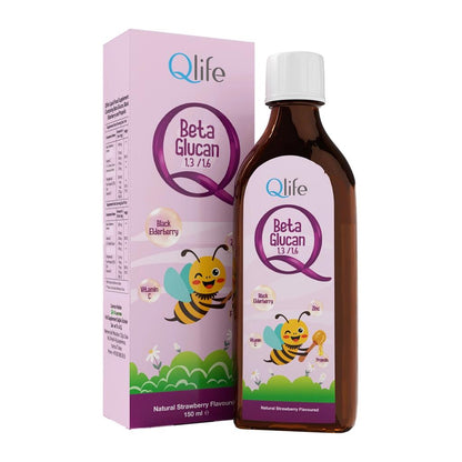Qlife Sambucus & Beta Glucan Liquid Supplement 150 ml